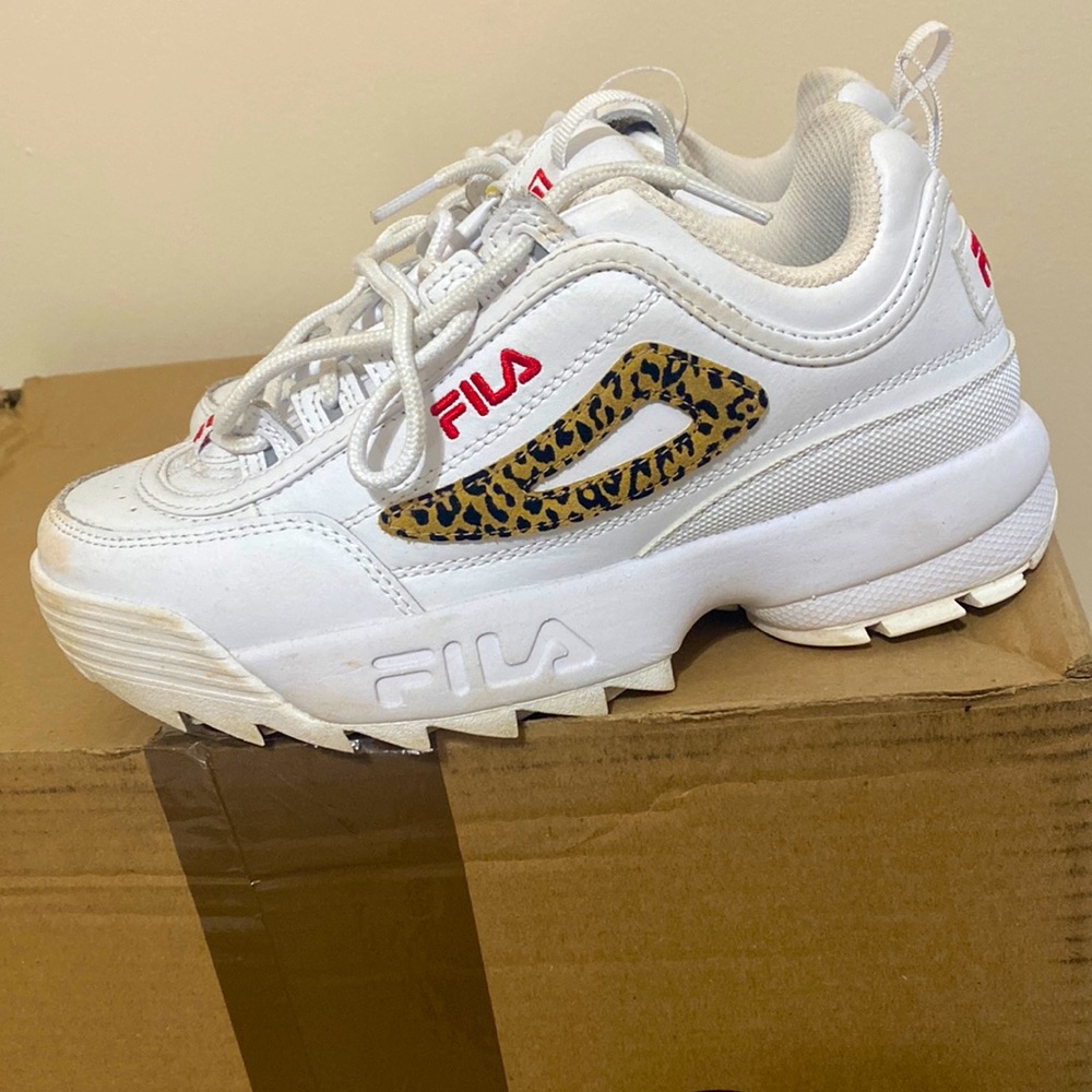 Size 5 Cheetah Filas